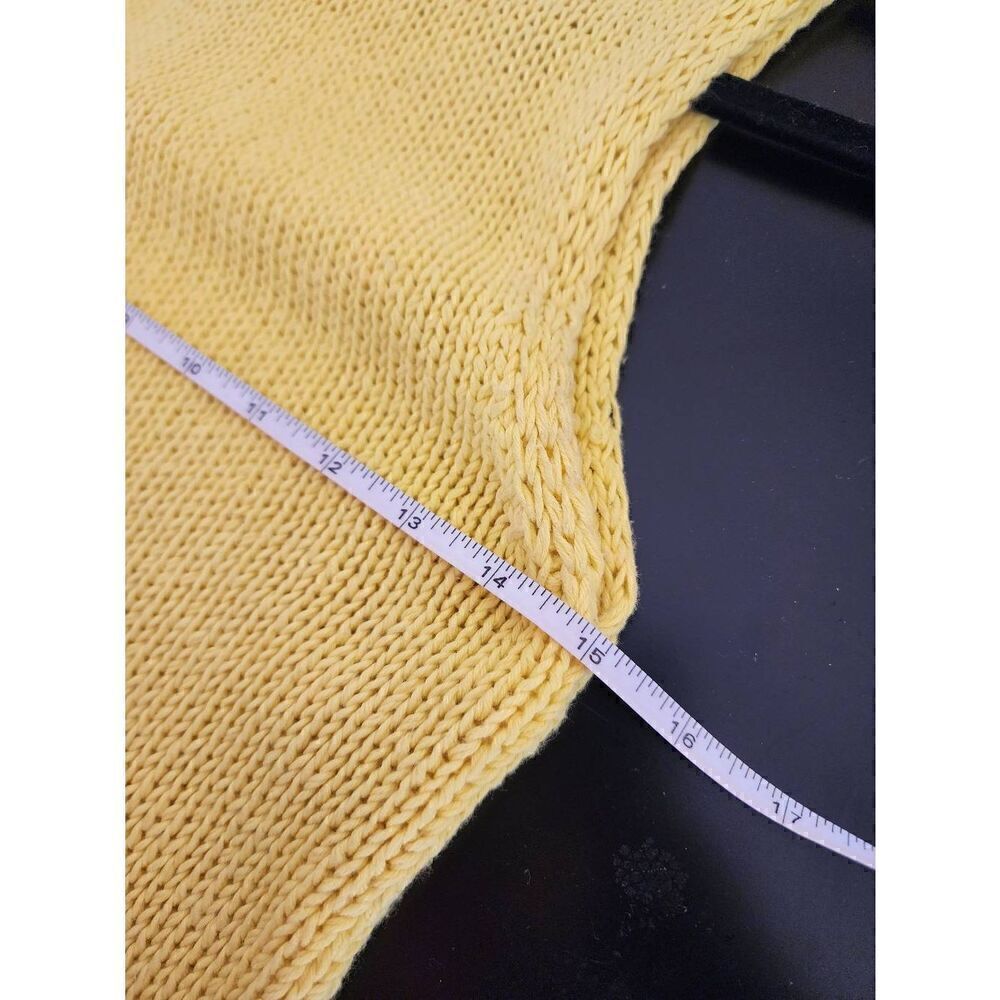 Zara bright yellow knit mini sweater dress size small - Picture 5 of 7